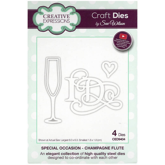 Die - Creative Expressions - Champagne Flute