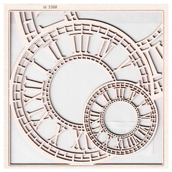 Chipboard - Clocks 01- Alice in Wonderland 