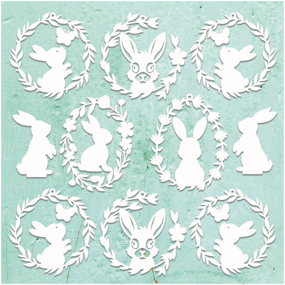 Cardboard Mintay Chippies - Dekor Chipboard - Easter Time