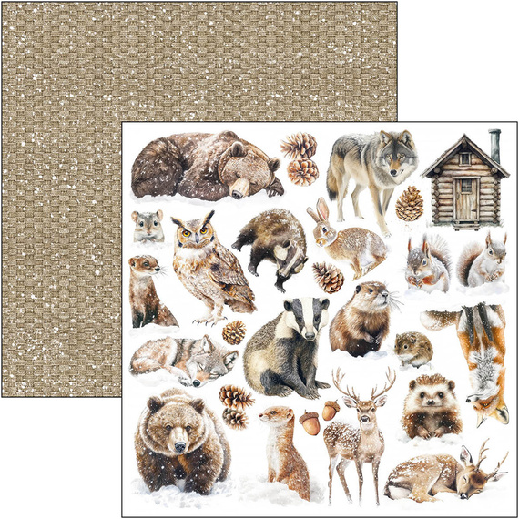 30x30cm paper set - Paterns Pad - Ciao Bella - Forest Tales
