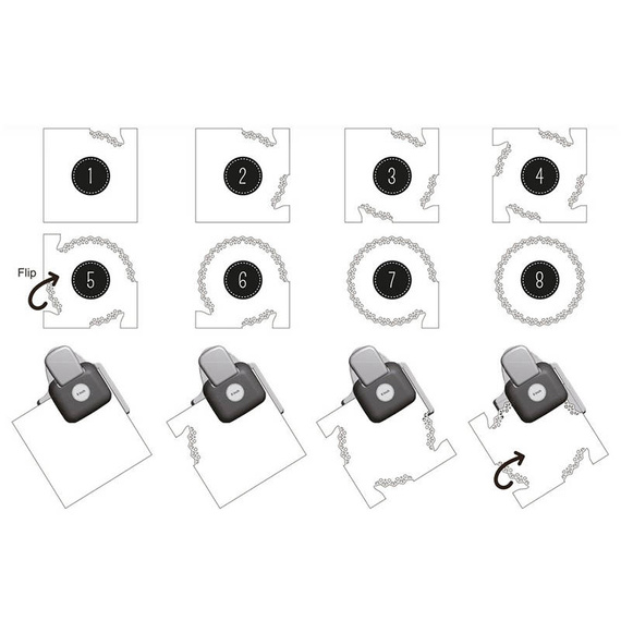 Dziurkacz ozdobny narożnikowy zaokrąglacz