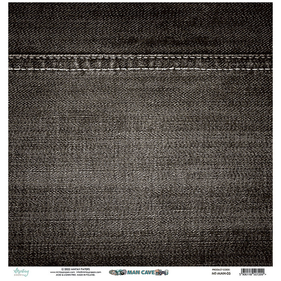 Scrapbooking paper 30x30 - Mintay - Man Cave 05