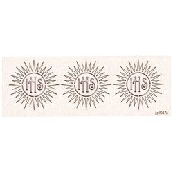 Chipboard Host - star - First Communion (3pcs) - 4,2 cm