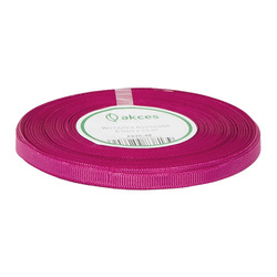 Ribbon / grosgrain ribbon 6mm fuchsia 22.5mb