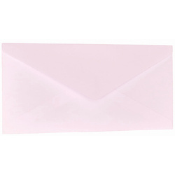 Envelope for DL cards - pink - 11x22 cm