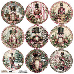 Stickers paper - ScrapLove - Medallion Nutracker 1 - Medallions Nutcracker