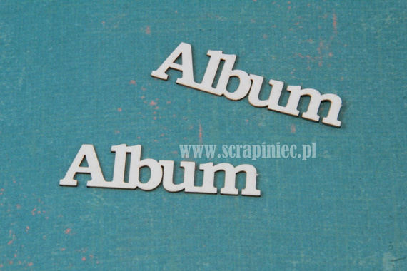 Chipboard lettering Album 