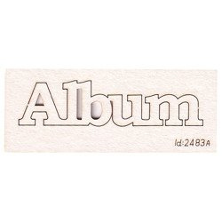 Chipboard lettering Album 