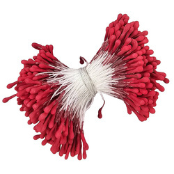 RASPBERRY DOUBLE HEAD MATT STAMENS 350 pcs.