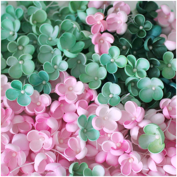 Foamiran foam - 60x70cm - 136 cherry