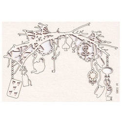 Chipboard - Fantasy - Alice in Wonderland