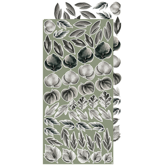 Time scrapbooking accessories set - Craft o'clock - Leaves #1