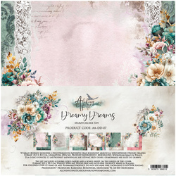 Set of 30x30 scrapbooking papers - Alchemy of Art - Dreamy Dreams