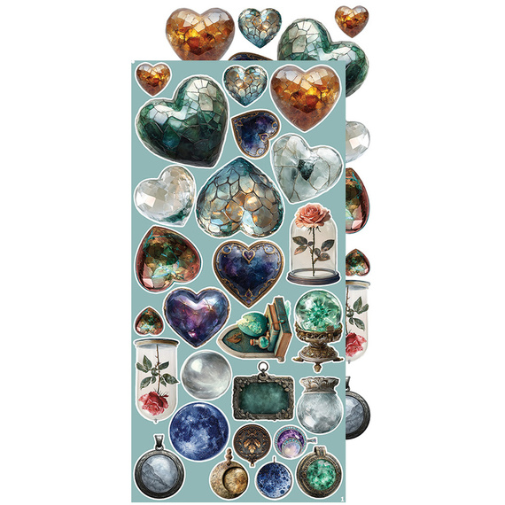 Time scrapbooking accessories set - Craft o'clock - Supernatural World - mix 03