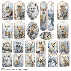 Stickers paper - ScrapLove - Winter Forest Animals 1 - Winter Forest Animals 1