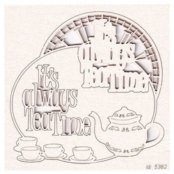 Alice in Wonderland - frame - Always a tea time