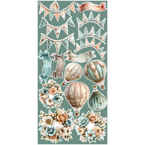Time scrapbooking accessories set - Craft o'clock - Sprites of Harmony MIX