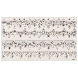 Chipboard borders XL- Tatting Christmas