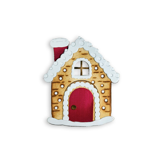 Cutting Die - Candy Christmas - Cottage - Stamperia 