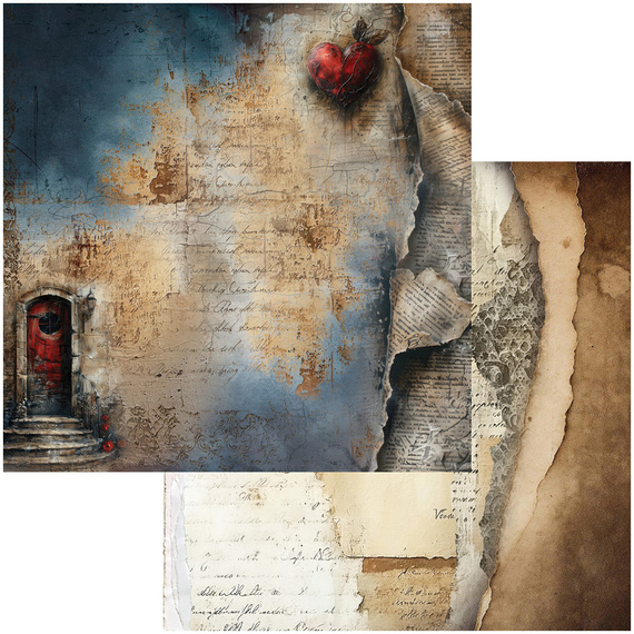 Set of 15x15 papers - Alchemy of Art - The Legends of the Dragons