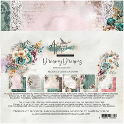 Set of 20x20 papers - Alchemy of Art - Dreamy Dreams
