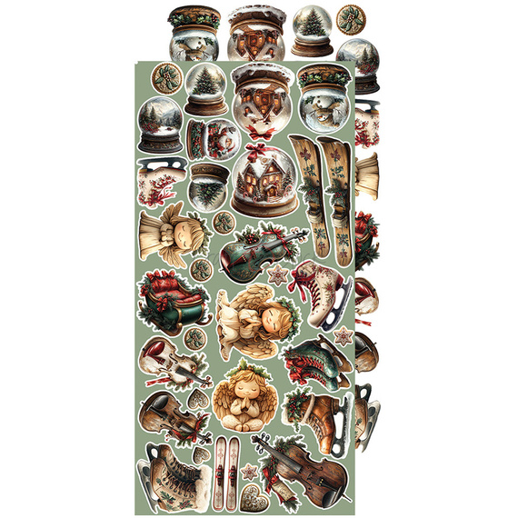 Scrapbooking paper set - Craft o'clock - Extras Set - Oh Christmas Night - Christmas