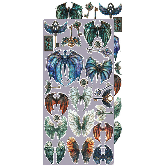 Time scrapbooking accessories set - Craft o'clock - Magic