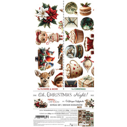 Scrapbooking paper set - Extras Set - Craft o'clock - Oh Christmas Night  MIX
