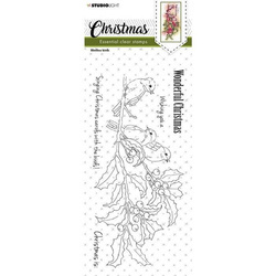 Transparent Stamp - StudioLight - Christmas Slimline Birds