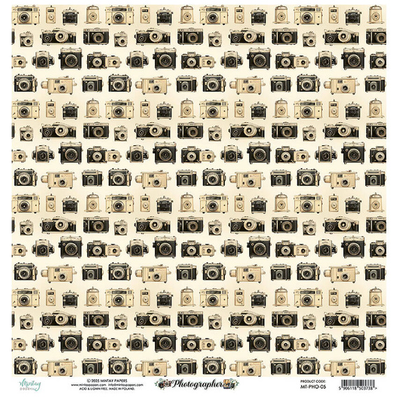 30x30 scrapbooking paper - Mintay - Photographer 05