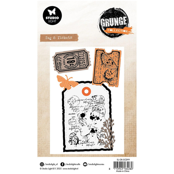 Cutting Die and stamp - StudioLight - Tag & Tickets