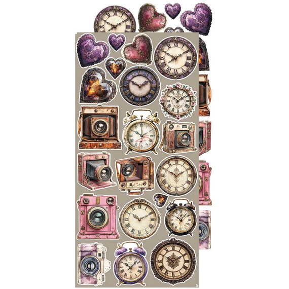 Scrapbooking accessories set - Craft o'clock - Plum & Caramel - Plum