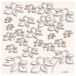 Chipboard Daffodil petals - (23 pcs)