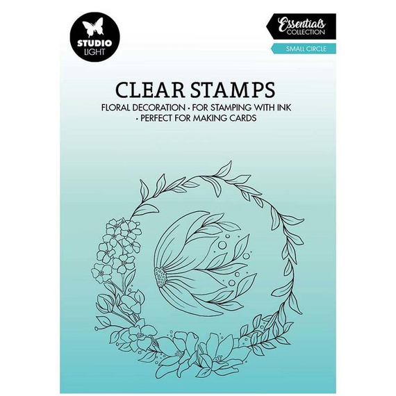 Transparent Stamp - StudioLight - Small Circle flower garland