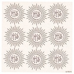 Chipboard Host - star- First Communion - (9 pcs) - 4,2 cm