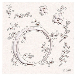 Chipboard Spring Prodigy - Wreath 1