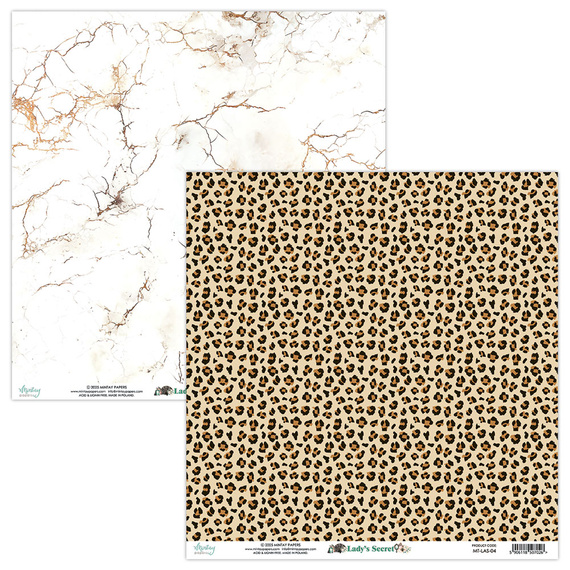 Set of scrapbooking papers 30x30 - Mintay - Lady's Secret