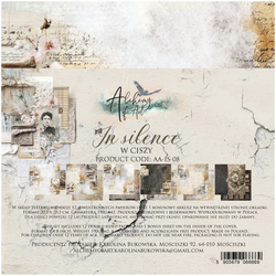 Set of Scrapbooking papers 20x20 cm - Alchemy of Art - In silence