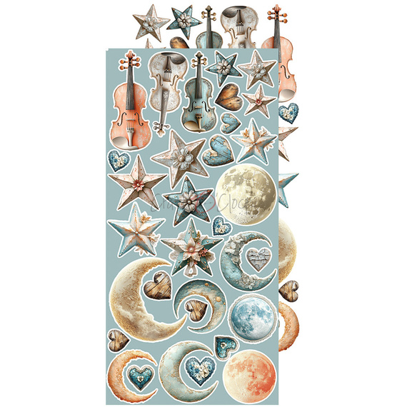 Time scrapbooking accessories set - Craft o'clock - Sprites of Harmony MIX