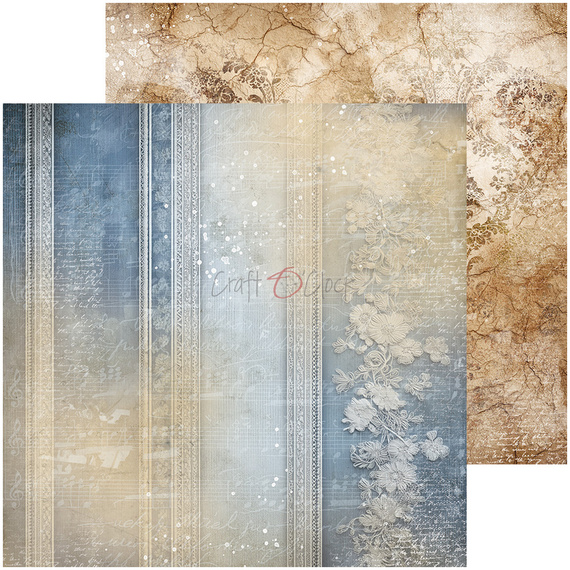 Set of scrapbooking papers 20x20 - Craft o'clock - Melody of My Soul mix