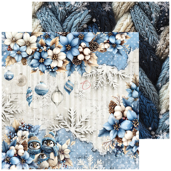 Set of scrapbooking papers 15x15 - Craft o'clock - Jolly Season