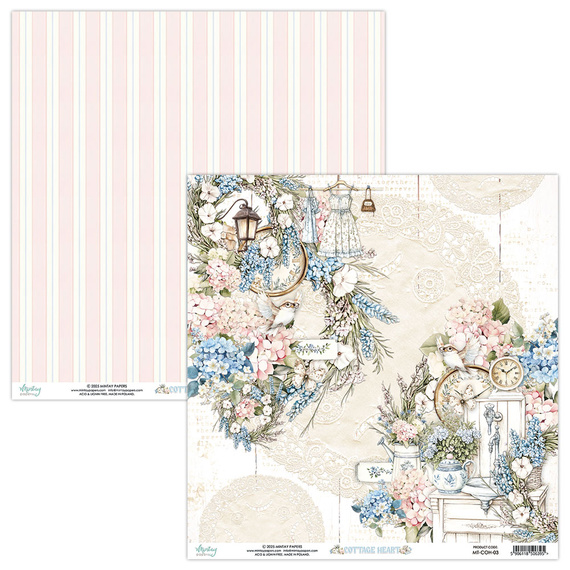 Scrapbooking paper 30x30 - Mintay - Cottage Heart 03