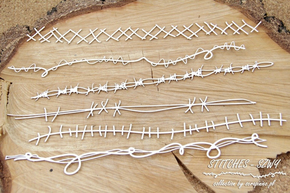 Chipboard - Stitches XL 01