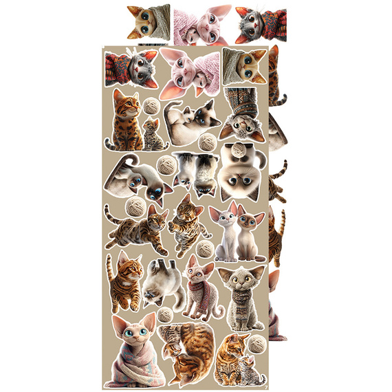 Time scrapbooking accessories set - Craft o'clock - Lovely Pets - mix 02