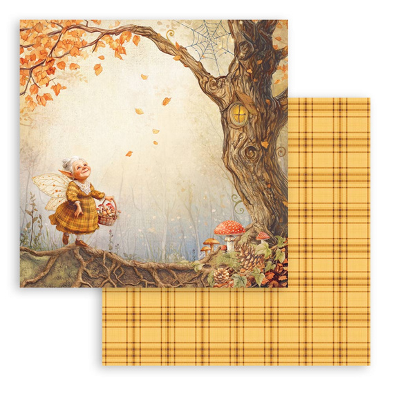 Scrapbooking Craft Papier Set 20x20 - Stamperia -  Whispering Woods