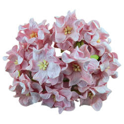25 PALE PINK GARDENIAS 3,5CM