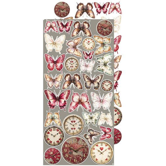 Time scrapbooking accessories set - Craft o'clock - Spring in Love