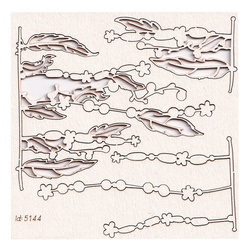 Chipboard - Small Garlands 02 - Boho Love 