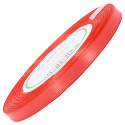 Coral satin ribbon 6mm - 32mb