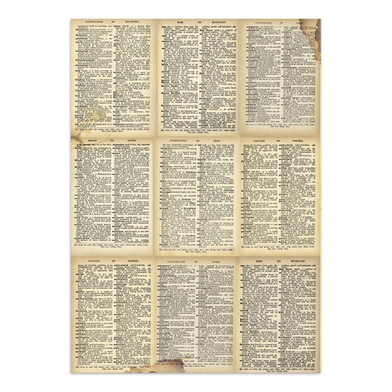 Junk Journal set of papers, stickers and elements - Voyages Fantastiques - Stamperia 